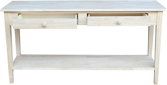 IC International Concepts Spencer Server Extended Length Console Table - Image 10