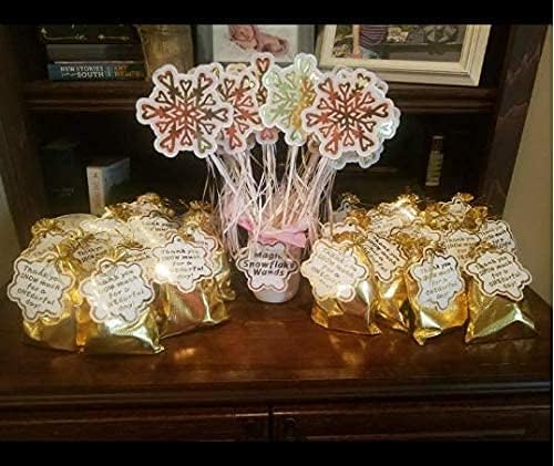 Pack of 100 6"x 8" Heavy Duty Gold Drawstring Organza Jewelry Pouches Wedding Party Christmas Favor Gift Candy Chocolate Bags