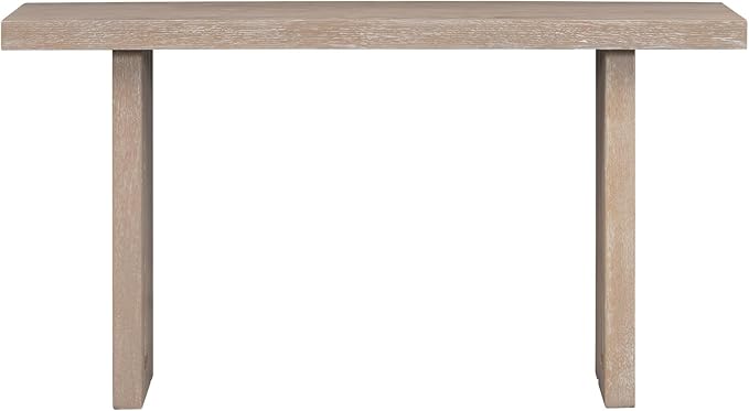 59" Console Table Sofa Table for Entryway, Oak Veneer Console Table Mid-Century - Image 9