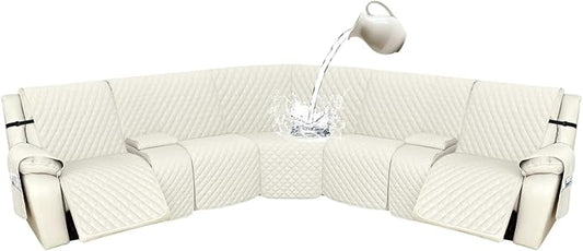 Arfntevss Recliner Sectional Couch Covers 1OO% Waterproof L Shape Sofa Cover by Arfntevss