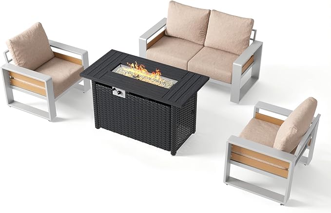 Aoxun Aluminum Patio Furniture Set - Image 8