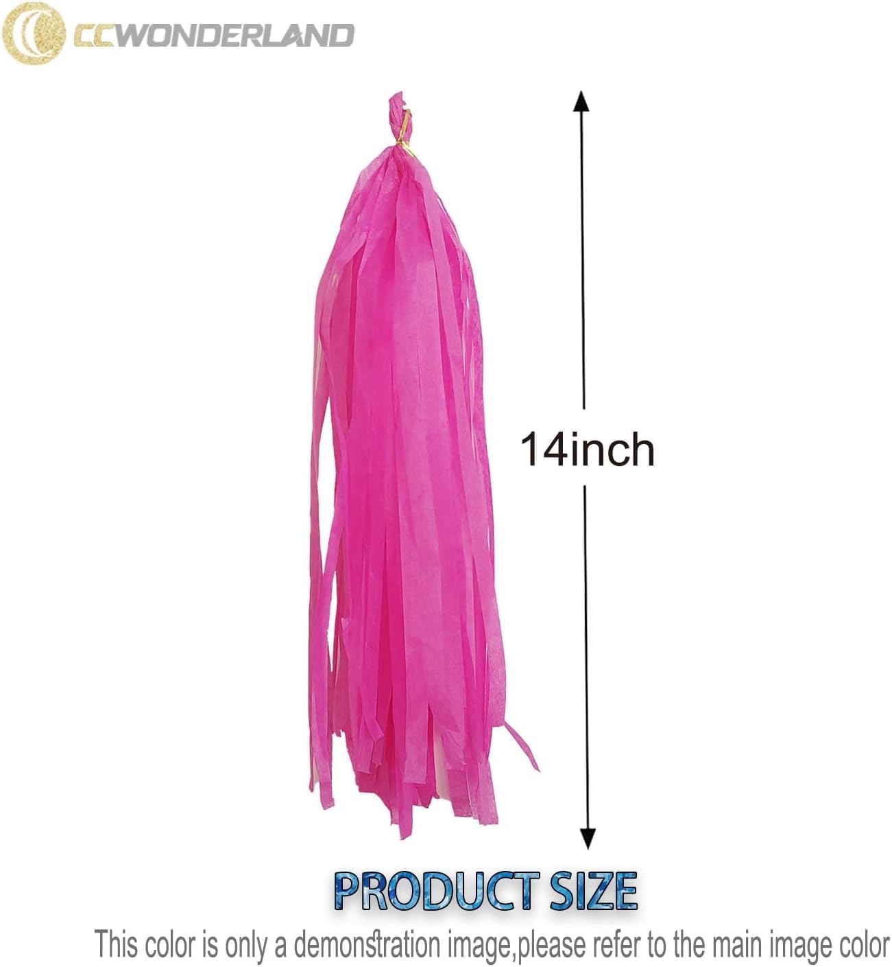 Blue Pink Tassel Garland Tissue Paper Banner,Table Decor,for Baby Shower,Boy or Girl Gender Reveal,Party Decorations Neutral Birthday Wedding Bridal Tassels,DIY Kits,Pack of 15