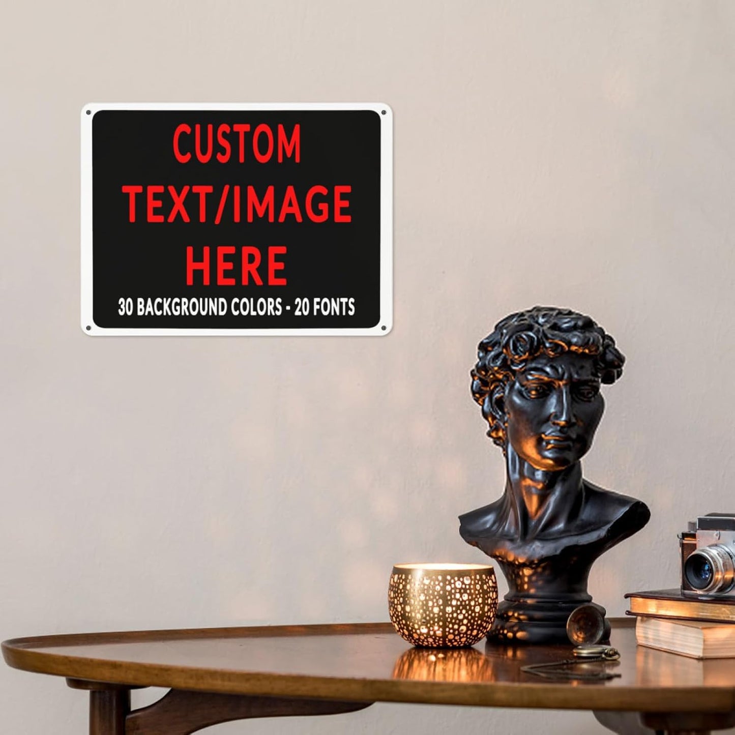 Custom Sign Personalized Custom Metal Sign, Customize For Office, Business, Workplace, Office, Home, Delivery Signs 6x8