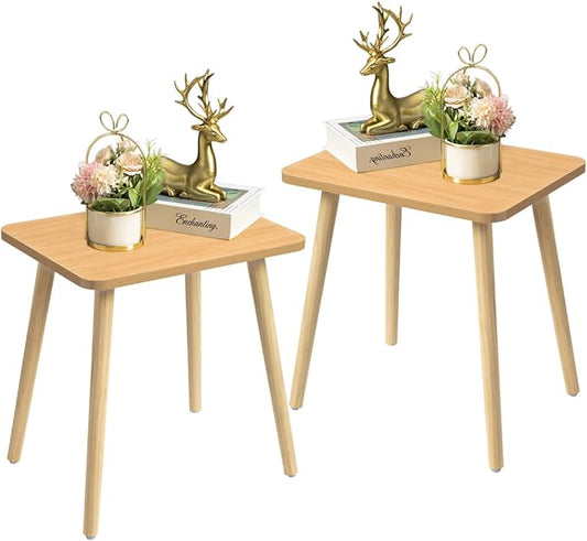 FORAOFUR End Tables Living Room Set of 2, Side Tables by FORAOFUR