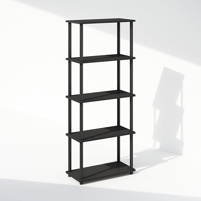 Furinno Turn-N-Tube Book Shelf, 5-Tier Bookshelf, Bookcase - Image 4