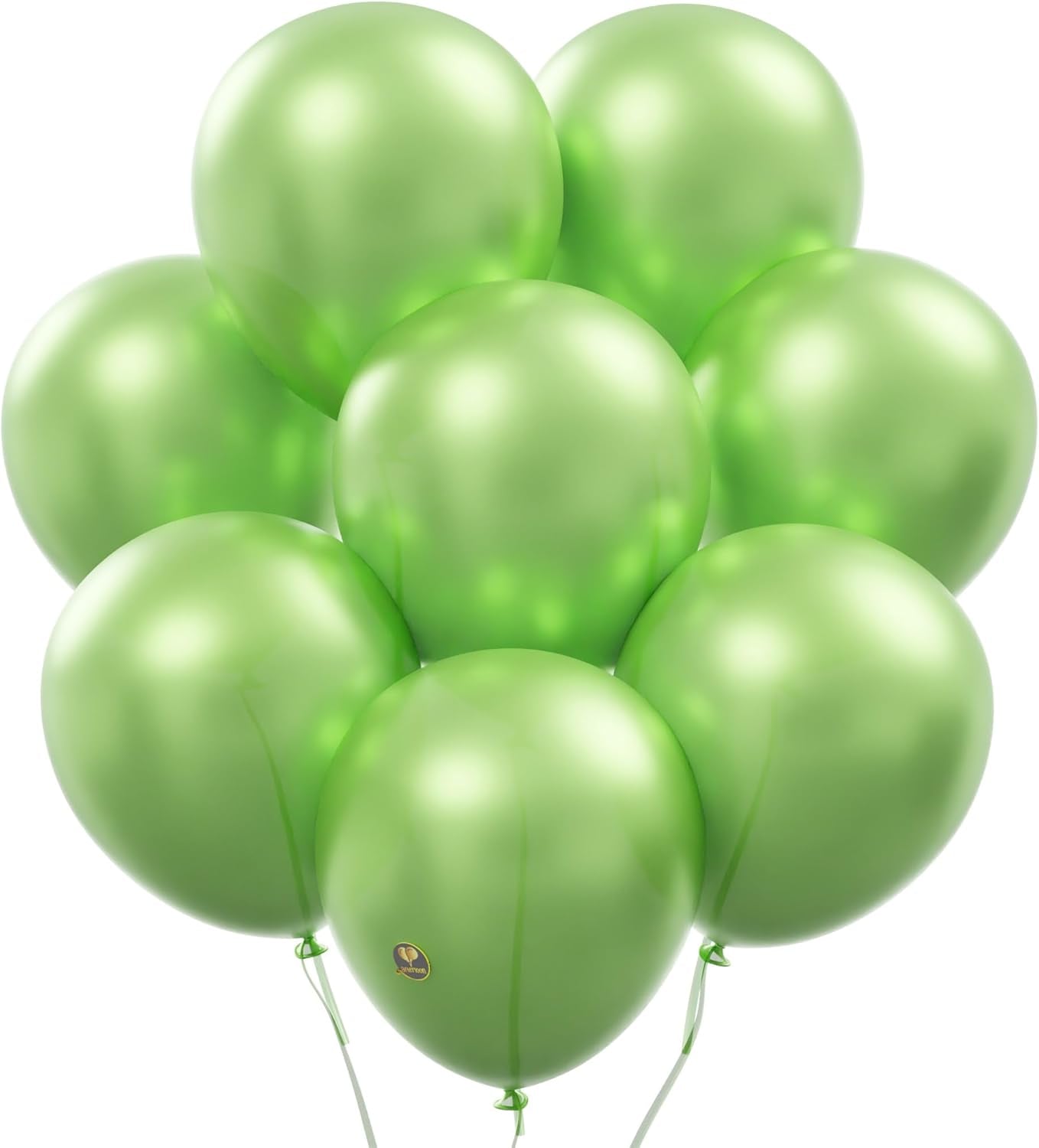 AFTERLOON® Biodegradable Balloons 24 pcs Pearlized Lime Green 10 Inch, Pearlescent Thickened Extra Strong Natural Latex Helium Float, Colorful Bulk Color ballon Globos Para Decoration De Fiestas Kids