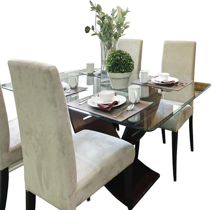 Dulles Glass 42 inch Square Glass Table Top - Image 4