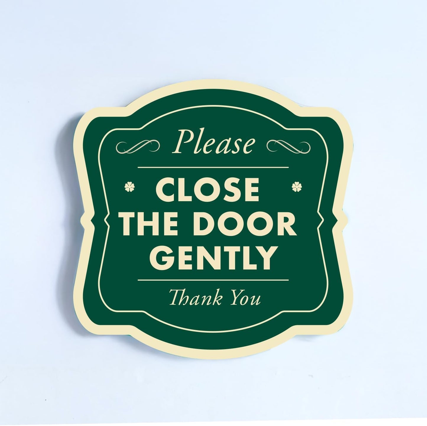 Custom Decorative Outdoor Metal Sign - Personalized Aluminum Driveway Sign, Waterproof, Made in USA - Design 3 Forest Green 12x12 In