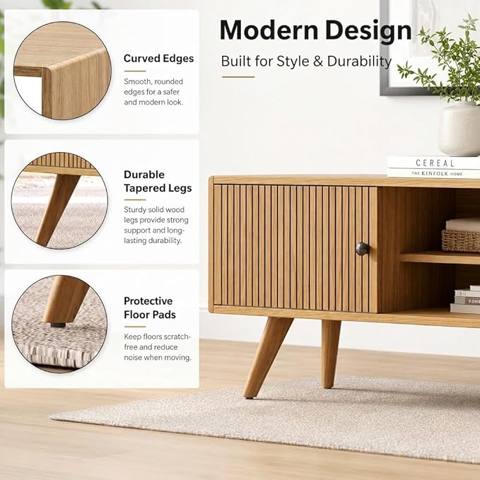 Manora Mid Century Modern Coffee Table - Image 7