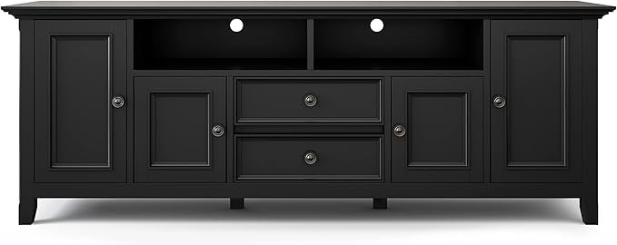 SIMPLIHOME Amherst TV Stand and Bookcase Bundle - Image 3