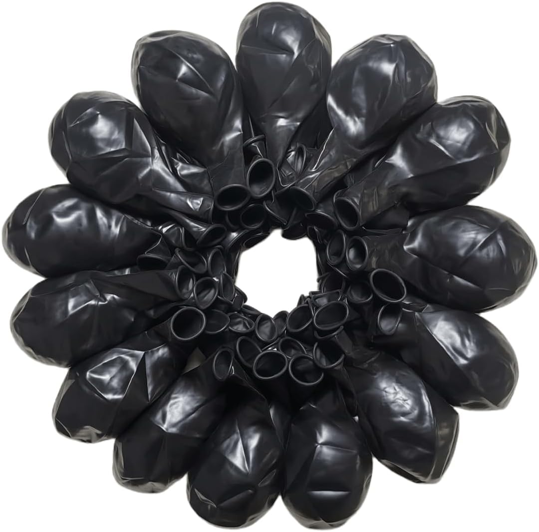 90 Pack Black Balloons 18 inch Black Latex Party big Balloon Bulk for Various Party Events Decorations