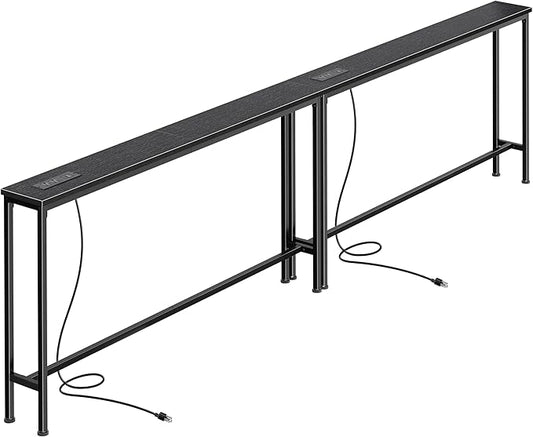 SUPERJARE 102.4 Inch Sofa Table by SUPERJARE