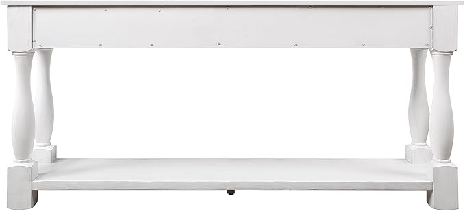Knocbel Long Antique Entry Console Table - Image 5