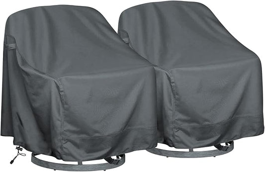 Outdoor Swivel Lounge Chair Cover 2 Pack, Waterproof Heavy Duty Outdoor Chair by HI%C2%B7%C2%B7%C2%B7YOURCOVER