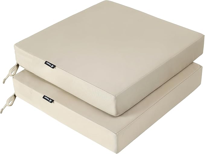 Favoyard Patio Chair Cushions 19 x 19 x 3 Inch Waterproof Outdoor Seat Cushions - Image 7
