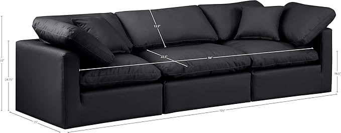 Meridian Furniture 146Black-S105 Indulge Collection Modern | Contemporary - Image 10