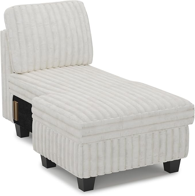 Belffin Modular Sectional Storage Chaise Module - Image 8