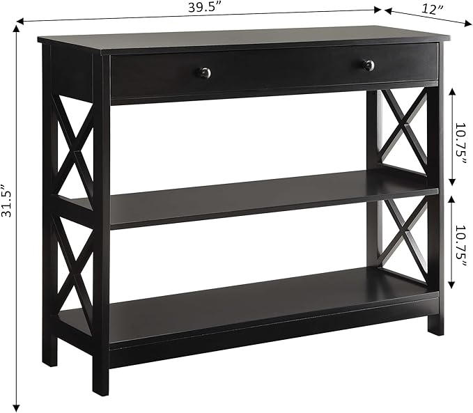 Convenience Concepts Oxford 1-Drawer Console Table 39.5" - Image 10
