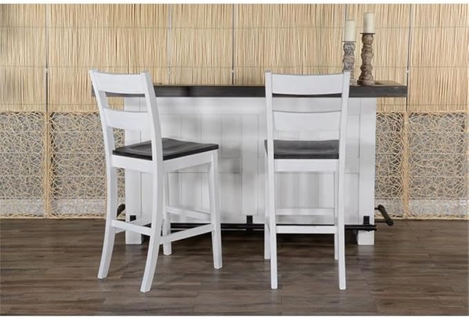 Pemberly Row 78" Farmhouse Wood Bar Unit - Image 5