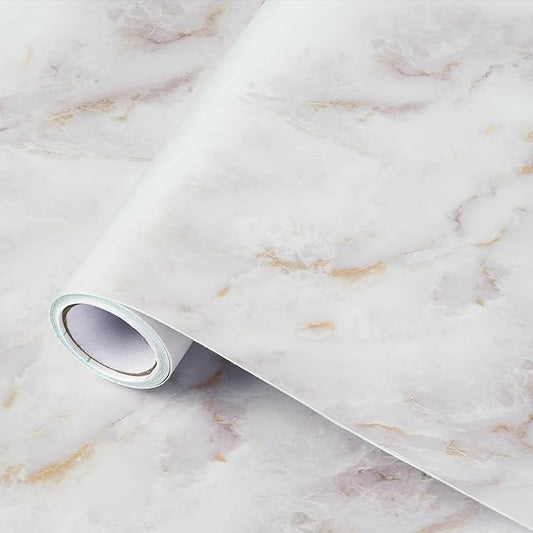 rabbitgoo Marble Contact Paper for Countertops, Self Adhesive Peel and Stick by rabbitgoo