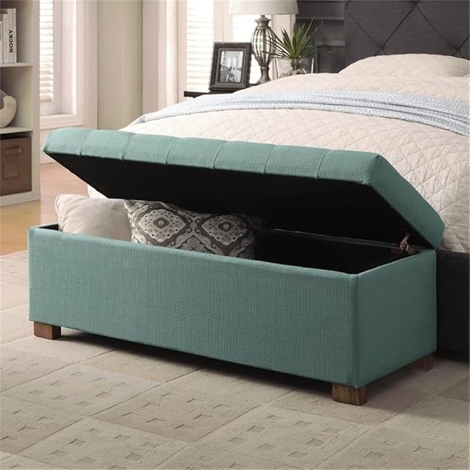 HomePop Large Storage Ottoman Bench - Image 5
