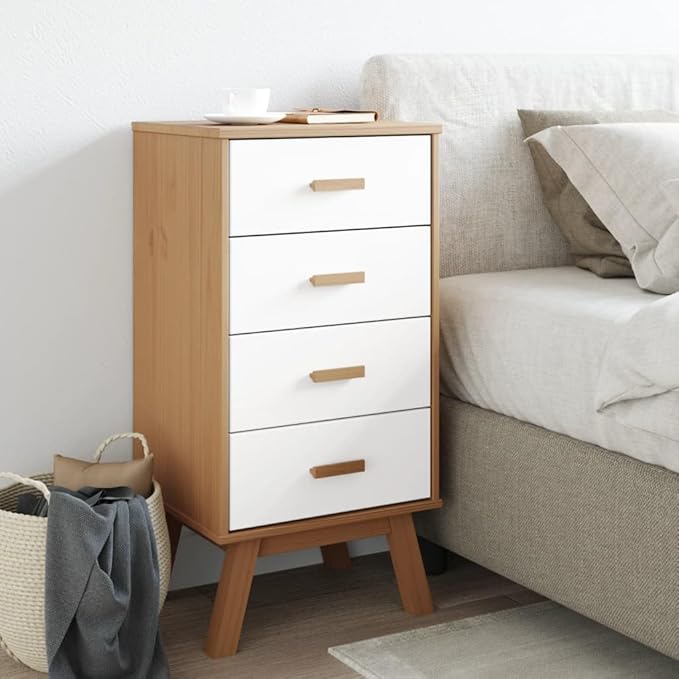 Scandinavian Style Bedside Cabinet - Image 3