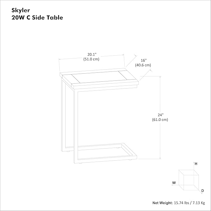 SIMPLIHOME Skyler C-Side Table - Image 3