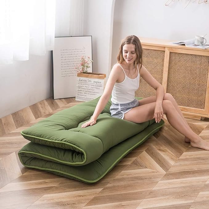 MAXYOYO Japanese Floor Mattress Futon Mattress, Thicken Sleeping Pad Foldable - Image 7