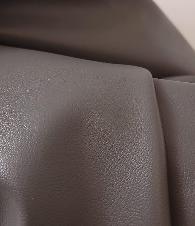 NAT Leathers | Gray Soft Faux Vegan Leather PU | 4 Yards Cut by The Yard | - Image 5