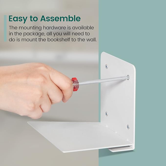 STORAGE MANIAC Floating Book Shelves - Image 5