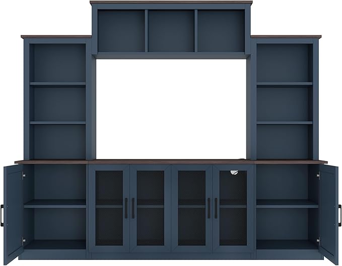 LUMISOL 4-Piece Entertainment Center Wall Unit - Image 9