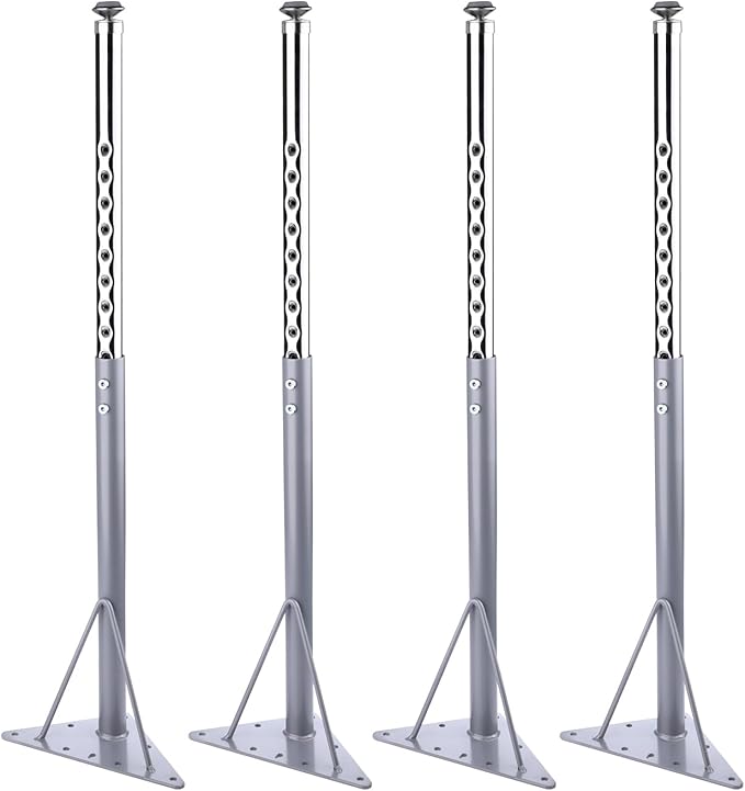 KAZAKA Adjustable Table Legs, 20-30 inch by KAZAKA