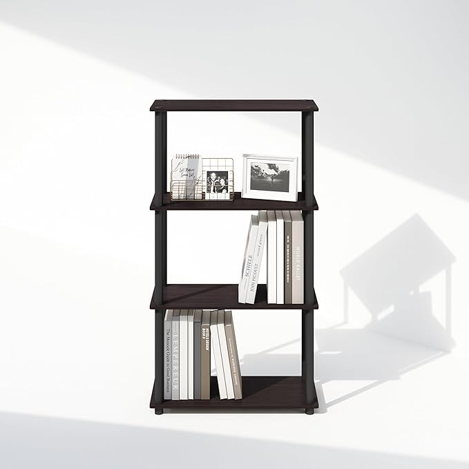 Furinno Turn-N-Tube Book Shelf, 4-Tier Bookshelf, Bookcase - Image 8