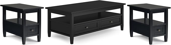 SIMPLIHOME Warm Shaker Solid Wood Transitional-Style 48-inch Wide Coffee Table by SimpliHome