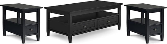 SIMPLIHOME Warm Shaker Solid Wood Transitional-Style 48-inch Wide Coffee Table by SimpliHome