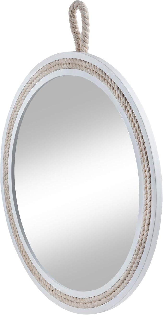 Small Decorative Mirror 11.4'' Round Hanging Mirror - Image 8