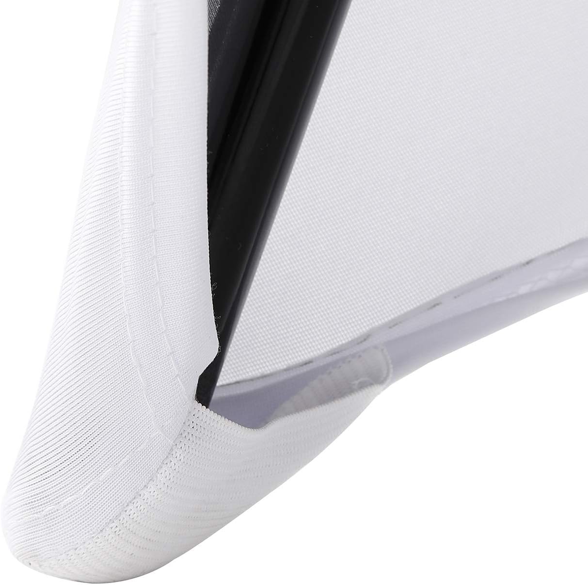 Peomeise Stretch Spandex Folding Chair Cover for Wedding Party Dining Banquet Event (White,50pcs)