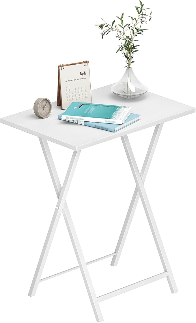 HOOBRO Folding TV Tray Tables, Industrial Snack Tables - Image 9