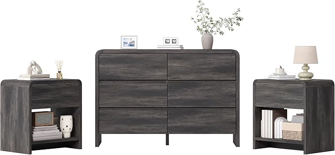 AMERLIFE Modern 3-Piece Bedroom Furniture Set - Image 9