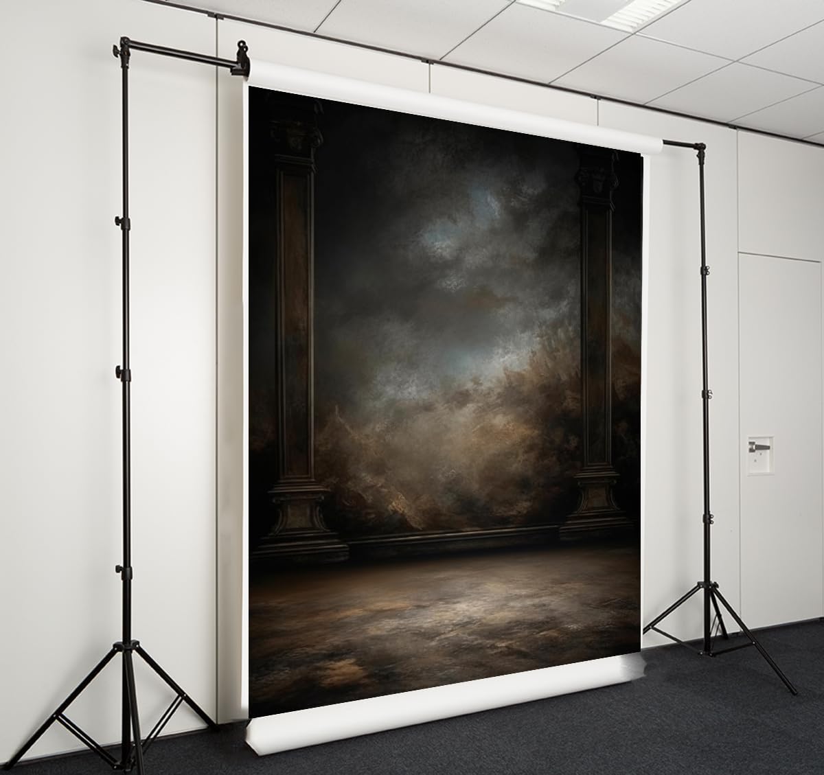 10x10ftDark Vintage Photography Backdrops Portrait Photo Backdrop Wedding Bridal Show Birthday Background for Studio Props