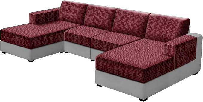 UNBBRRL 10 Pieces Stretch Sofa Cushion Covers by UNBBRRL