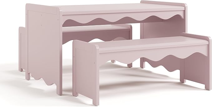 Storkcraft Casablanca Montessori Indoor Kids Table & Bench Set – Premium Kids by Storkcraft