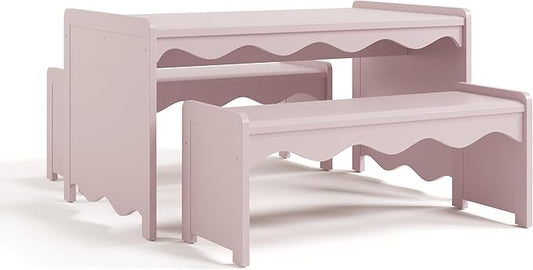 Storkcraft Casablanca Montessori Indoor Kids Table & Bench Set – Premium Kids by Storkcraft