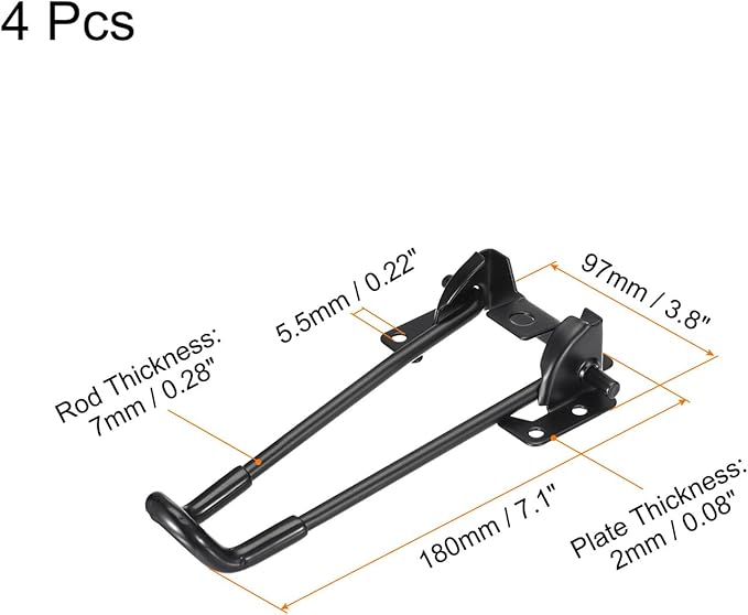uxcell Folding Table Legs - Image 2