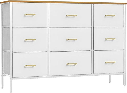 VASICAR Wide TV Stand Modern TV Console, 9 Drawers Dresser by VASICAR