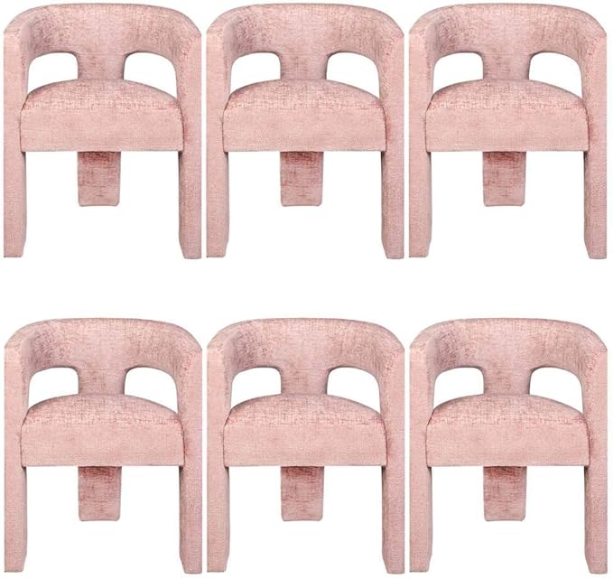 Jofran Gwen Jacquard Upholstered Accent Chair, Modern Luxury Plush Sculptural by Jofran+Inc.