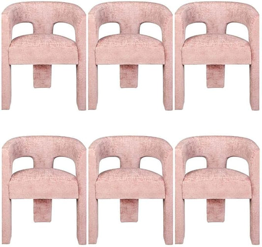 Jofran Gwen Jacquard Upholstered Accent Chair, Modern Luxury Plush Sculptural by Jofran+Inc.