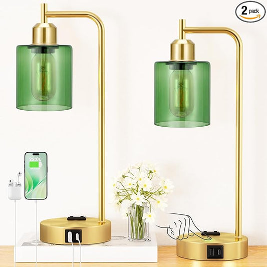 Innqoo Industrial Green Table Lamps by Innqoo