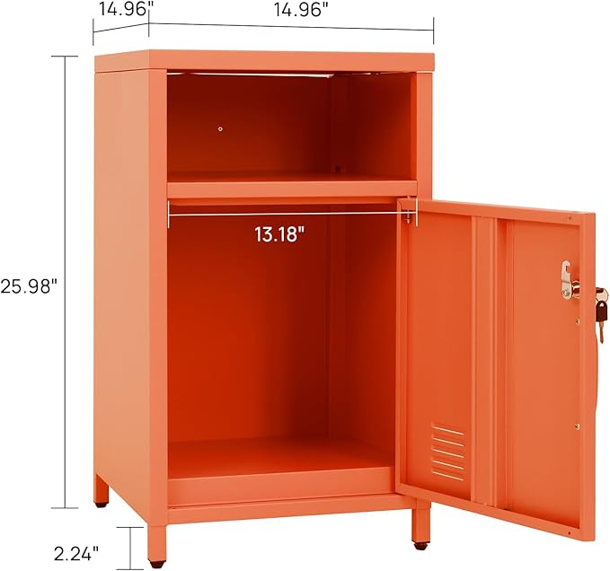 ALBAD Compact Metal Nightstand - Image 2
