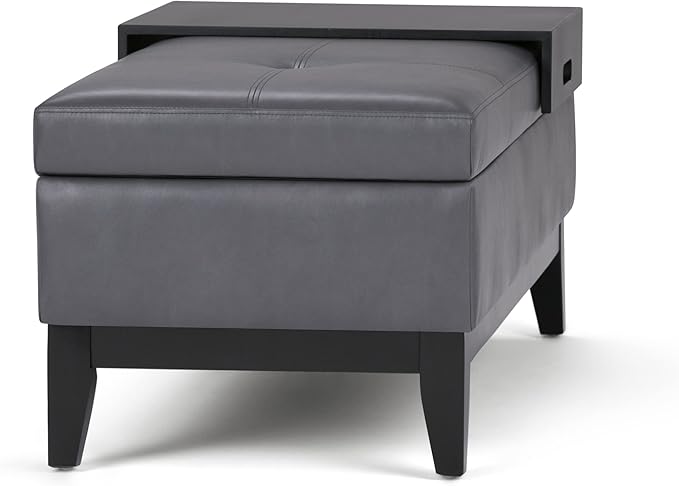 SIMPLIHOME Oregon Storage Ottoman Bench - Image 10